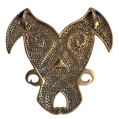 HEART OF THE NORTH, HUGIN AND MUNIN, BRONZE VIKING PENDANT