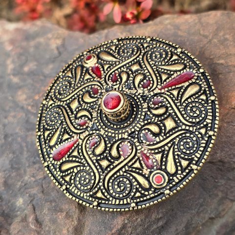 BROCHE CELTIQUE, AUVERS-SUR-OISE, BRONZE