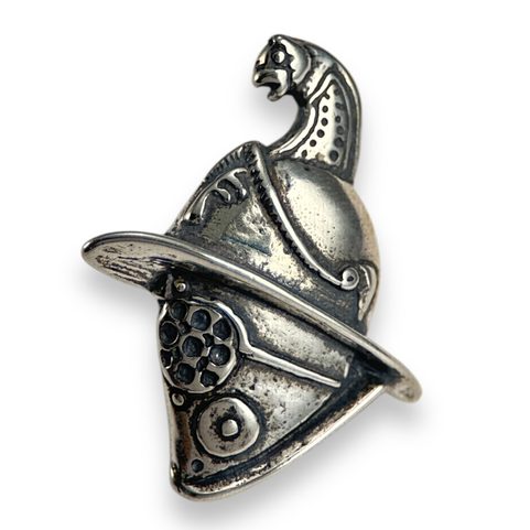 GLADIATOR - THRACIAN HELMET, PENDANT, SILVER