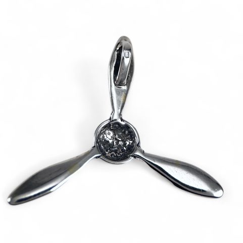 SPITFIRE SUPERMARINE PROPELLER, SILVER PENDANT