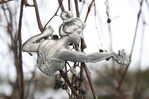 HAIR BROOCH, ART NOUVEAU