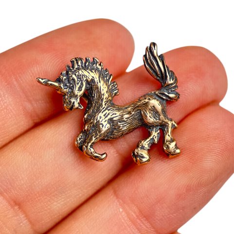 UNICORN, BRONZE PENDANT