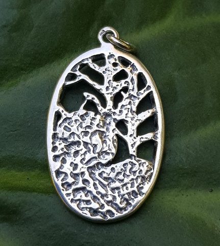 TAJGA, PENDENTIF EN ARGENT