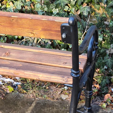 CHATEAU PARK BENCH, CAST IRON