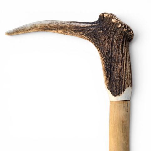 BÂTON DE MARCHE AVEC BOIS DE CERF