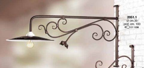 FERRUM IRON WALL LAMP 2051-1
