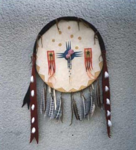 INDIAN DANCING SHIELD