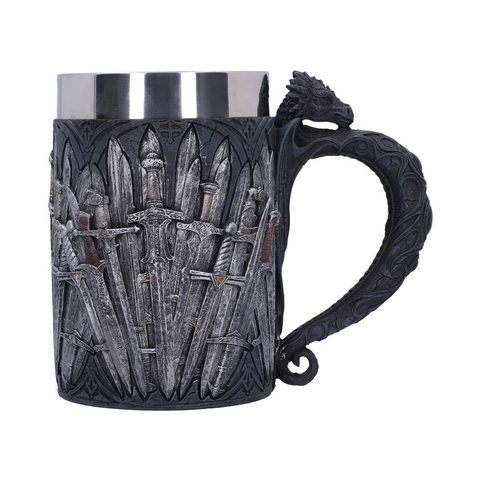 MEDIEVAL SWORD DRAGON TANKARD GOTHIC FANTASY MUG
