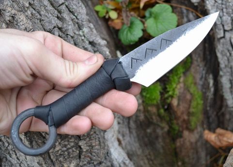 FAOLAN, HAND FORGED CELTIC KNIFE