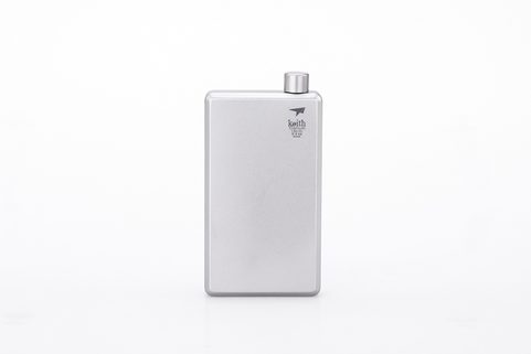TI9306 TITANIUM POCKET FLASK WITH FUNNEL KEITH