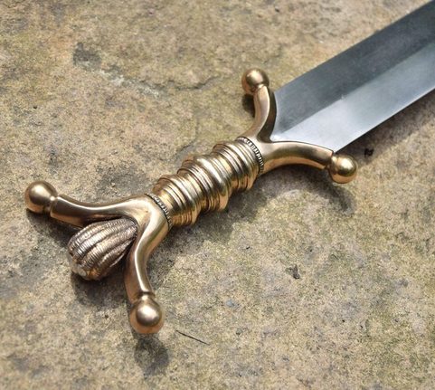 FIONN, FORGED CELTIC CHIEFTAIN SWORD