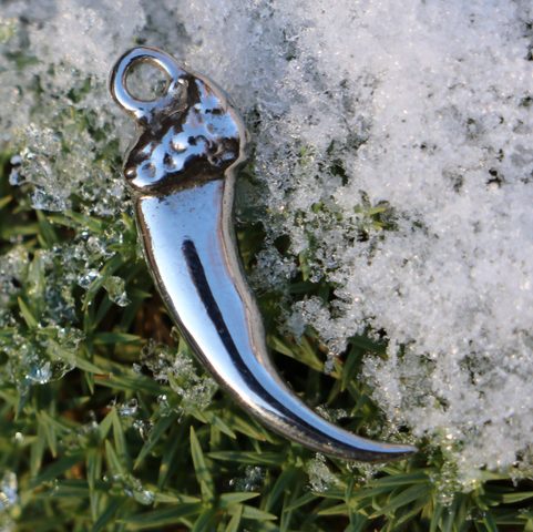 WOLF CLAW, PENDANT, STAINLESS STEEL