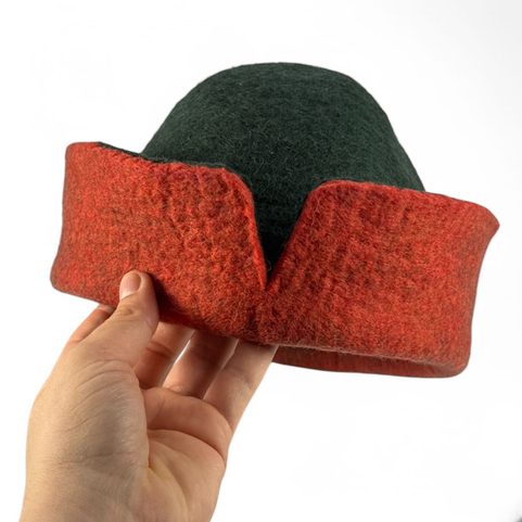MEDIEVAL FELT HAT, WOOL
