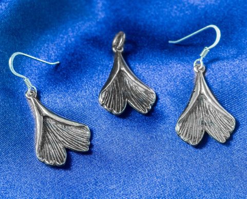 JINAN, OHRRINGE, ANHÄNGER - SET, SILBER 925, 13G