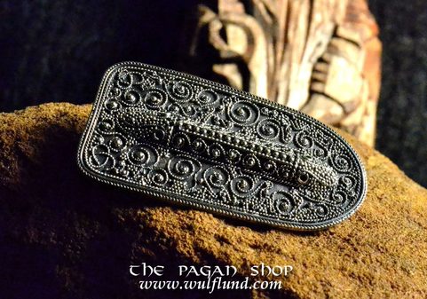 VIKING BROOCH FROM EKETROP, SWEDEN, SILVER 925, 20,4 G