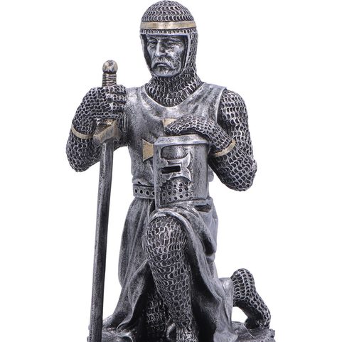 FIGUR EINES MITTELALTERLICHEN RITTERS, 15,1 CM