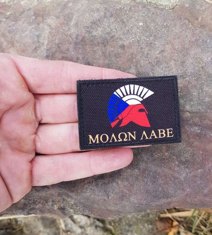 MOLON LABE CZ, VELCRO PATCH