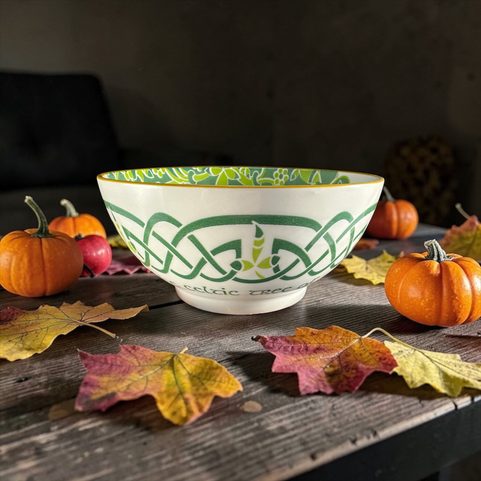 BOL EN PORCELAINE, ARBRE DE VIE