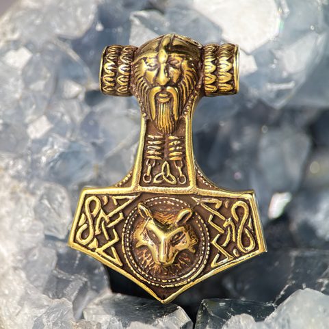 HAMMAR, THOR'S HAMMER, BRONZE PENDANT