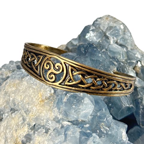 TRISKELE - CELTIC BRONZE BRACELET