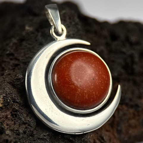 LUNE ET SOLEIL, PENDENTIF, ARGENT