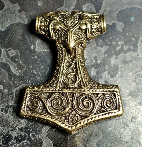 LARGE MJOLNIR FROM SCANIA, KABARA, SWEDEN, VIKING AMULET