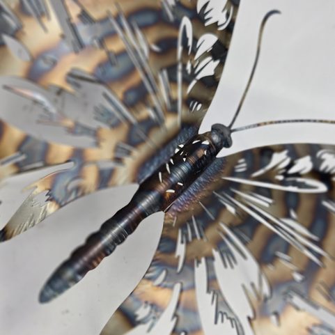 METAL BUTTERFLY, WALL DECORATION