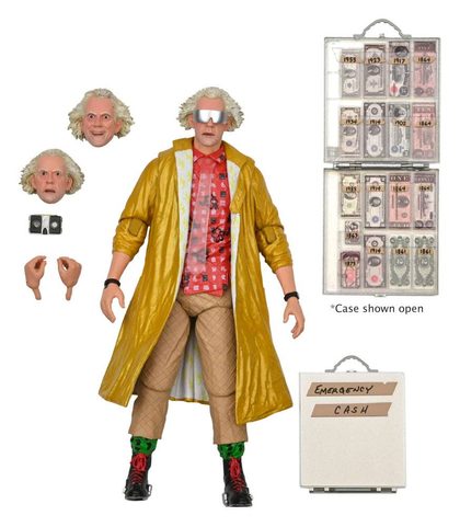 BACK TO THE FUTURE 2 ACTION FIGURE DOC BROWN 18 CM