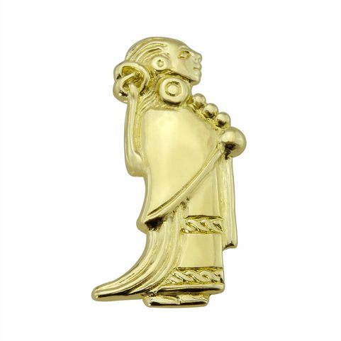 WALKÜRE, WIKINGER-ANHÄNGER, 14K GOLD