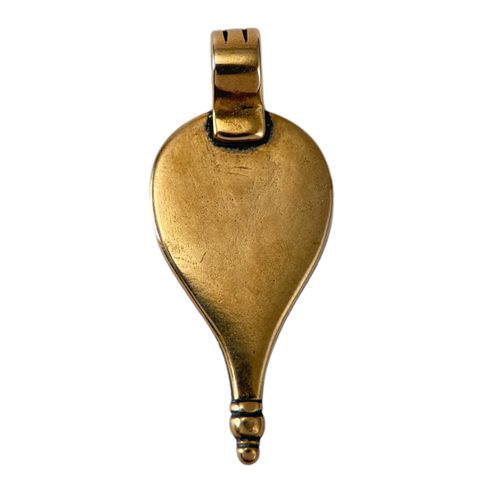 ROMAN PENDANT, II. CENTURY, BRONZE LAPIS LAZULI