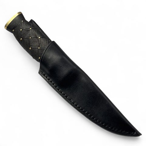 SGIAN DUBH, SCHOTTISCHES MESSER - DAMASZENERSTAHL