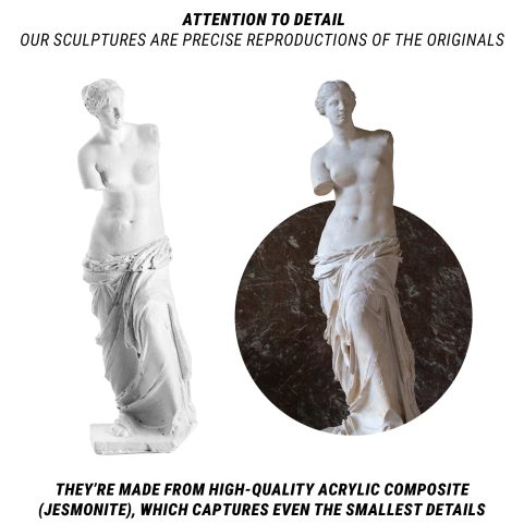 VENUS DE MILO, SCULPTURE SET