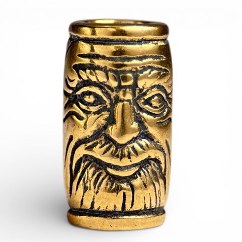 VIKING BEARD RING, BRONZE