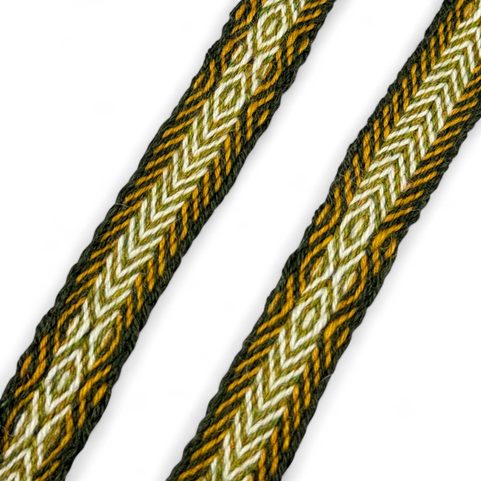 BLUE TABLET WOVEN BELT, GREEN,YELLOW XX, 1 M