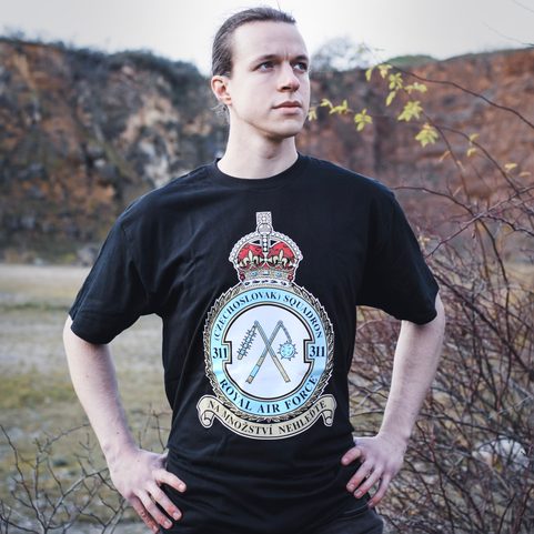 № 311 CZECHOSLOVAK BOMBER SQUADRON MEN'S T-SHIRT