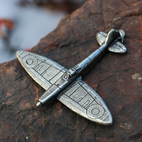 SUPERMARINE SPITFIRE, AIRCRAFT PENDANT, ZINC