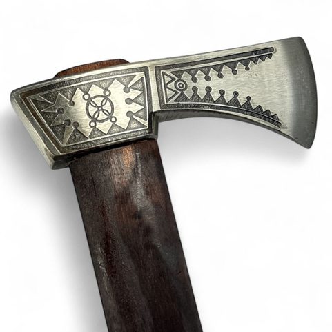 CARPATHIA TRADITIONAL SHEPHERD'S AXE FROM CARPATHIANS - ETCHED