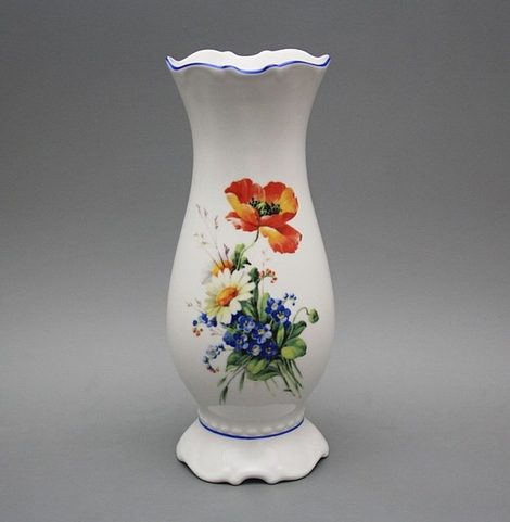 VASE WILDFLOWERS, KARLSBAD PORCELAIN