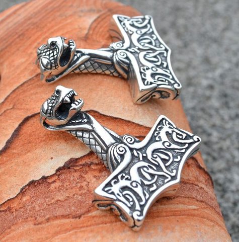 MARTEAU DE THOR - OSEBERG, PENDENTIF, ARGENT
