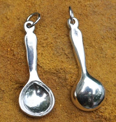 SPOON, STERLING SILVER PENDANT
