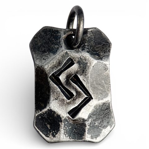 JERA, FER, FORGÉ, PENDENTIF