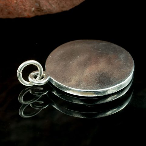 AUM, STERLING SILVER PENDANT, AG 925
