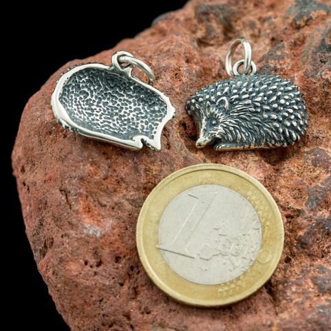 HEDGEHOG, SILVER PENDANT