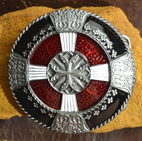 LARGE CROSS, BELT BUCKLE