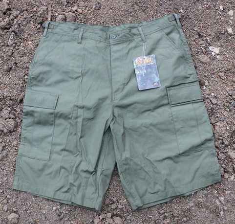 BATTLE DRESS UNIFORM SHORTS OLIVE GREEN