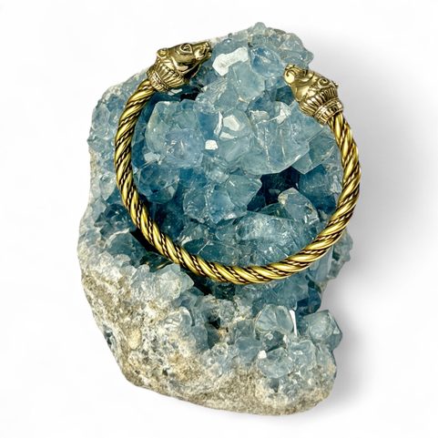BERSERKER, BEAR, BRASS BRACELET