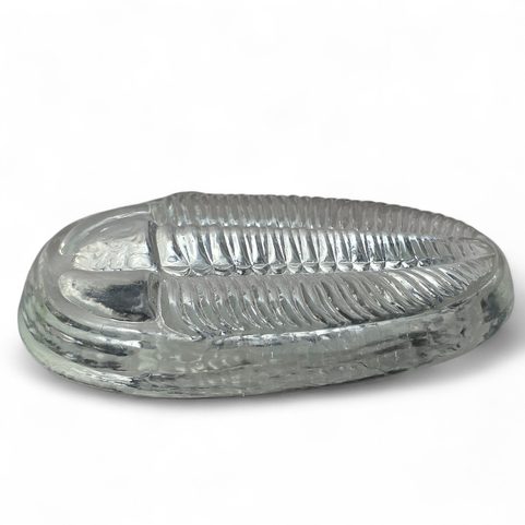 GLAS-BRIEFBESCHWERER TRILOBIT, TSCHECHISCHES GLAS