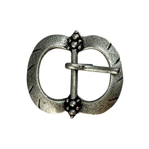 HISTORICAL BUCKLE XIII, COLOUR SILVER