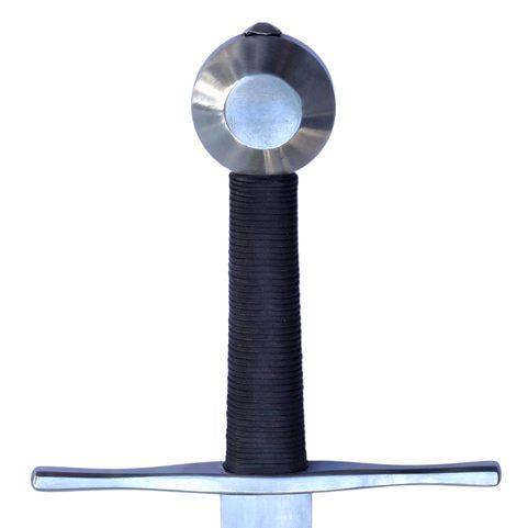 SION, ONE-HANDED SWORD, 14TH–15TH CENTURY, FULL TANG, BLACK