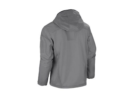 HARPAGUS SOFTSHELL HOODY JACKET - SOLID ROCK